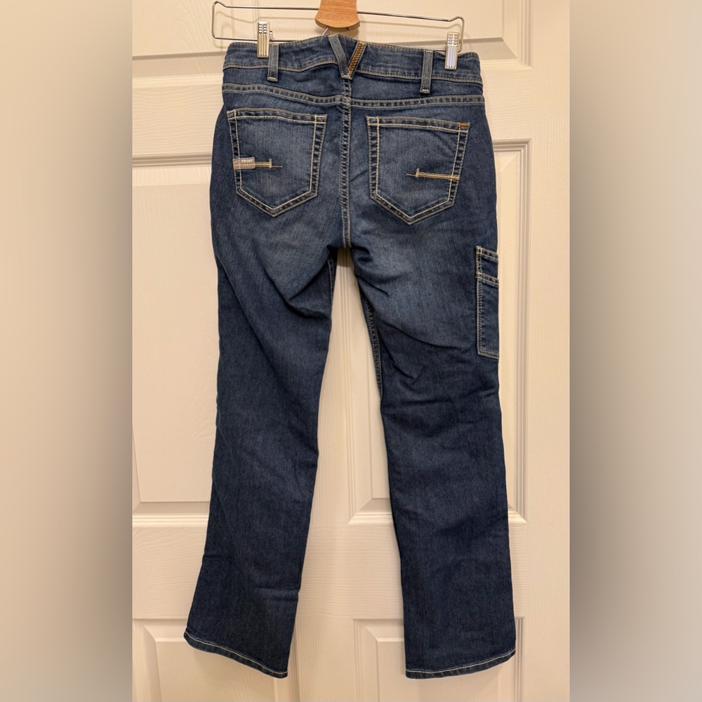 Ariat Mid Rise Straight Blue Jeans NWOT - Picture 5 of 7